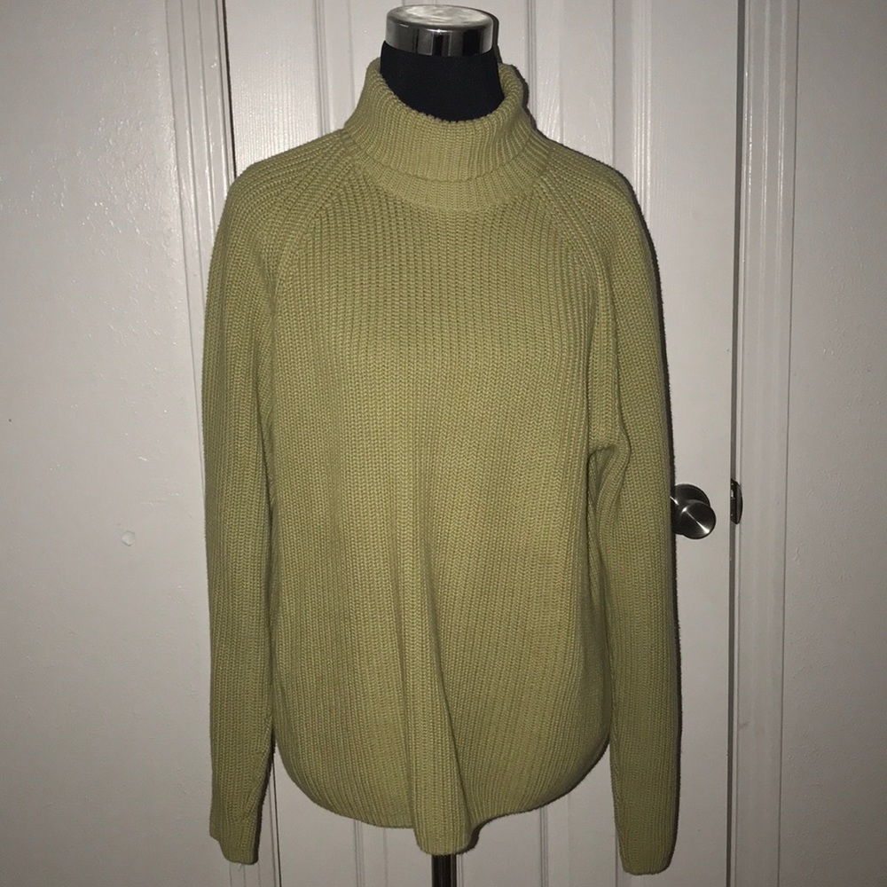 Lands’ End knitted turtleneck sweater
